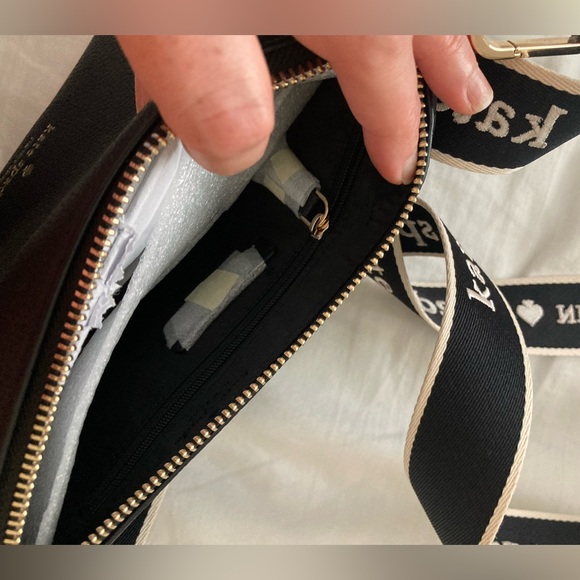 NWT Kate Spade Rosie Black Pebbled Leather Crossbody Bag Purse handbag - Picture 5 of 8